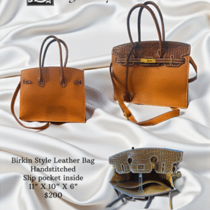 Birkin Style Leather Bag